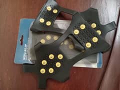 1 Pair Non-Slip Anti slip Ice gripper, Climbing snow studs