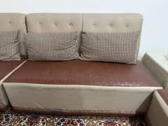 6 Seater Sofa + Table Modern style