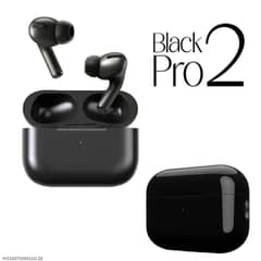 Black Airpods with Long- Lasting Battery & Fast Charge