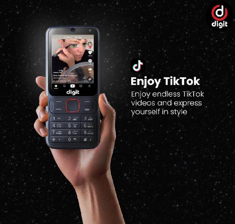 digit 4g touch screen mobile 10/10 condition with box 4