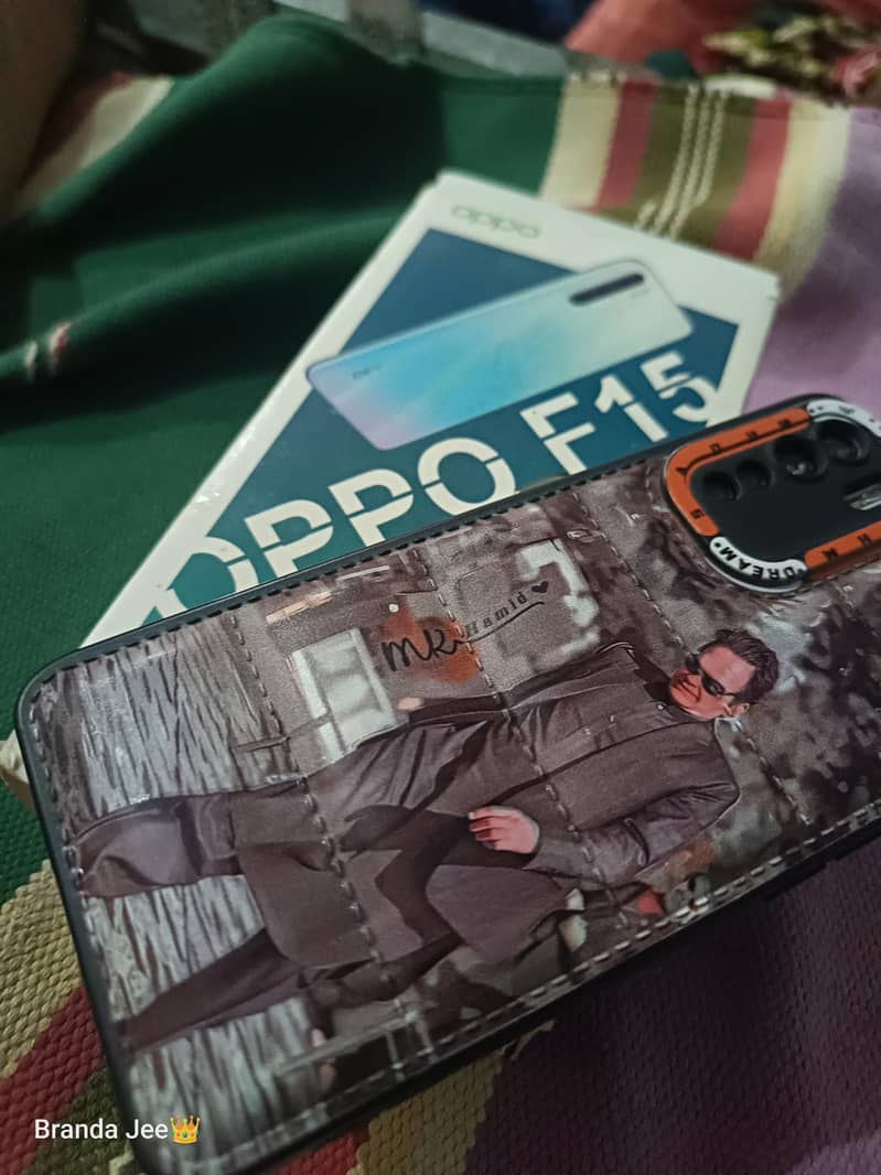 ooppo f15 8/256 Pta approved lush condition with complete box 7