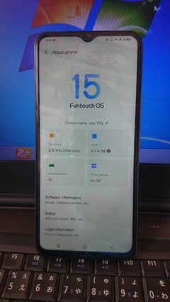 Vivo Y03.       Used For Sale.  Unit Changed