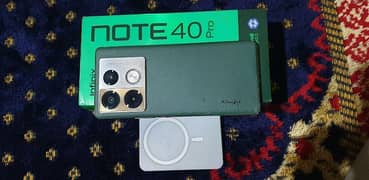 infinix note 40 pro ram/12+13/256 complete box