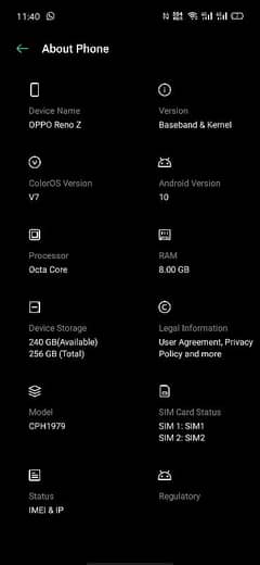oppo Reno z 8/128