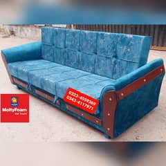 Sofa cum bed Molty double bed folding bed /Foam Mattress/Dining Table