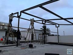 Solar Structure Installation Services with Walkway