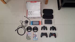Nintendo Switch + accesories. Gaming console