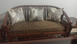 sofa set with 3 table