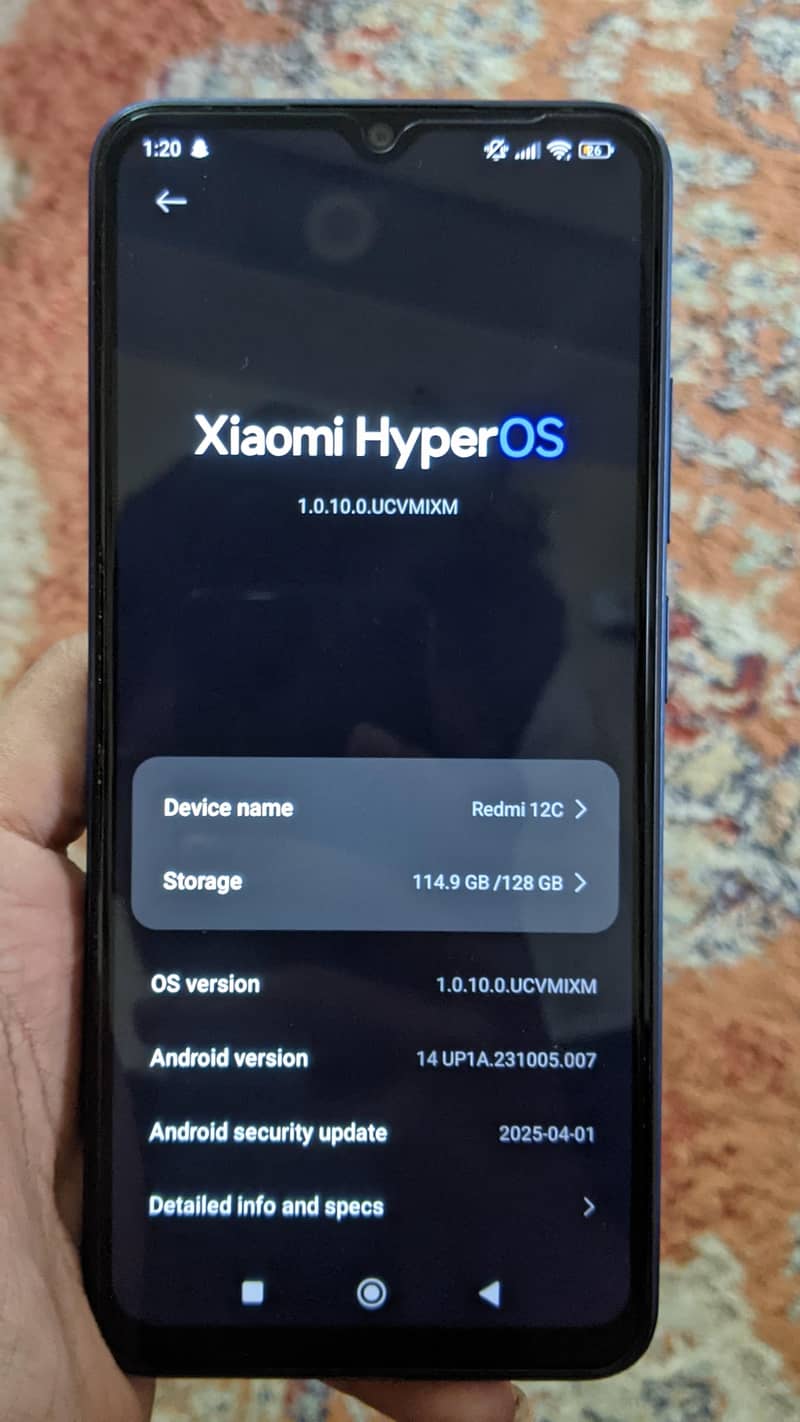 Redmi note 12c with box dual sim pta approved exchange possible 3