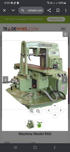 milling machine pk oerlikon  no 2 brand new condition
