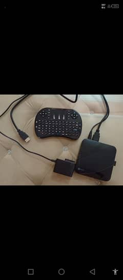 urgent sale. . Dany android box with wireless key board remote