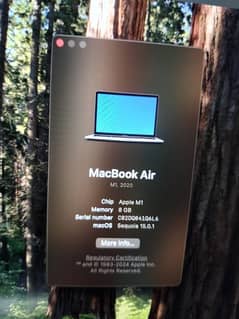 Apple MacBook air m1 2020 8gb 128gb