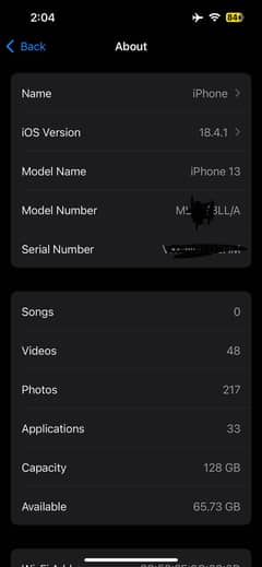 Iphone 13 128gb jv waterpack