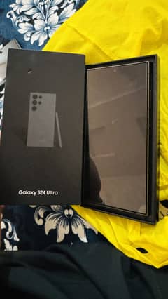 Black clr S24 ultra 12/256 condition like new complete sim time