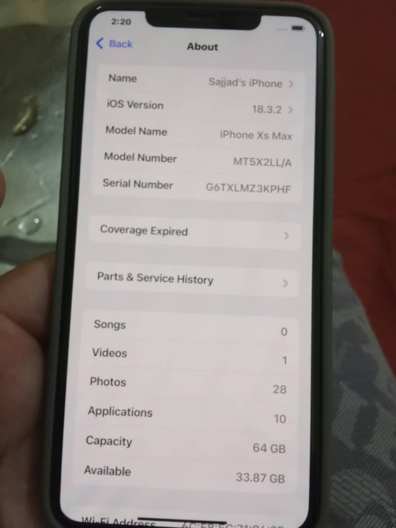 Iphone XS Max Good Condition Block 3