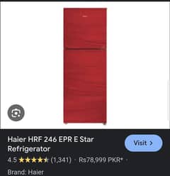 Haier Refrigerator HTF-246 Glass door