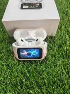A9 Pro Touch Screen AirPods - ANC Wireless, LCD Display.