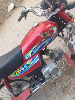 Honda CD-70 -2024 in lush condition for sale