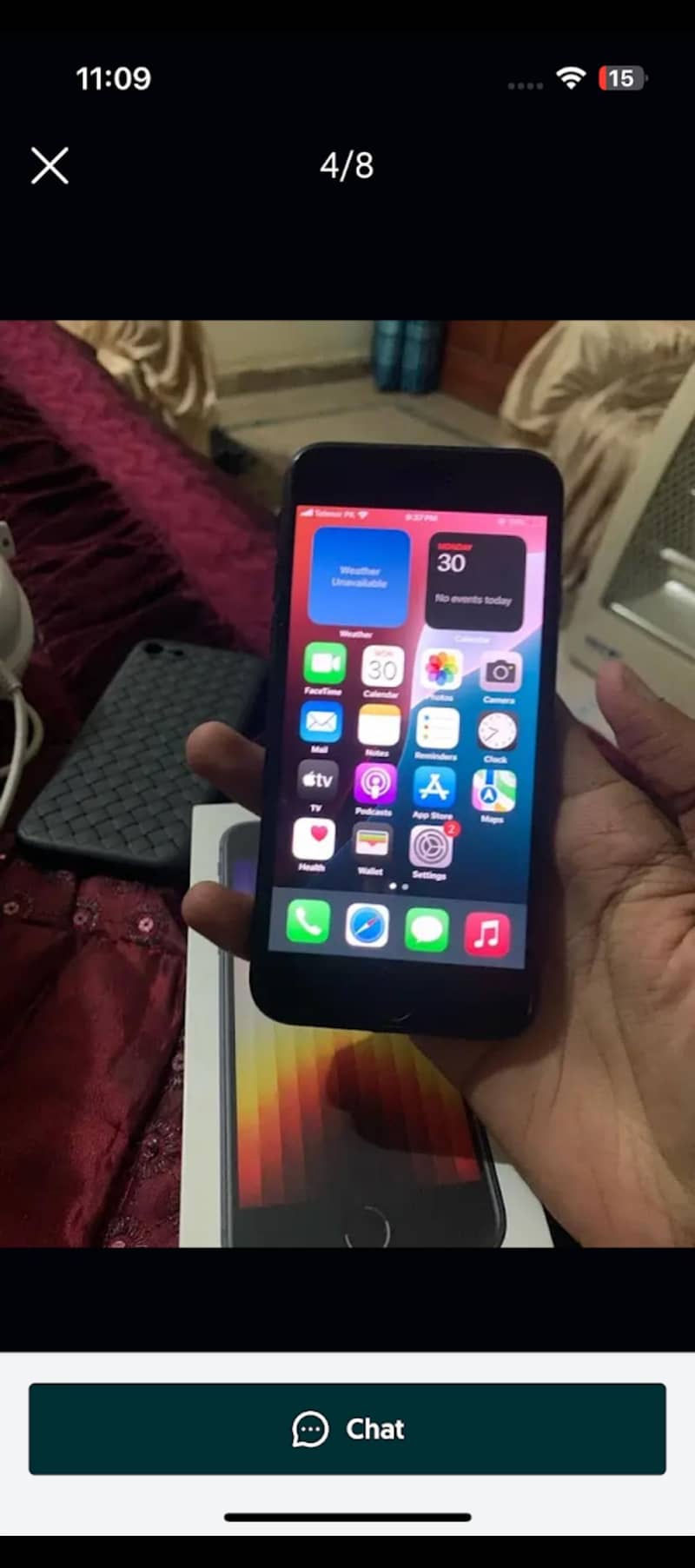 iphone se 2022 3rd factory unlock box open 4