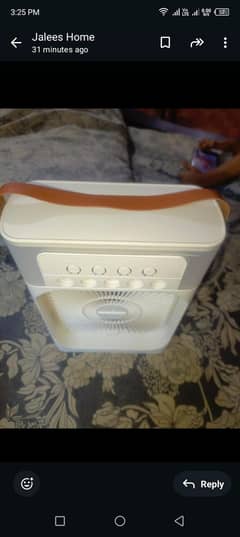cooling fan ok he new he 10 by 10 condition he 