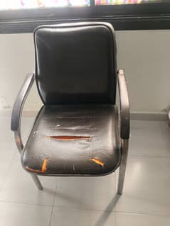 2 chairs are available both are in same condition