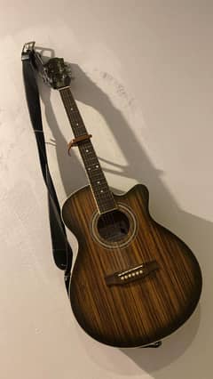 acoustic guitar sentimental piece with capo