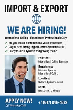 international calling Experienced