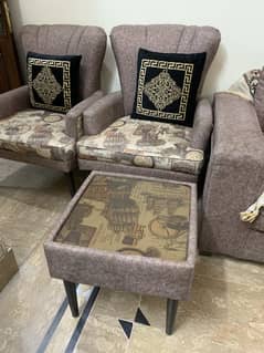 Cofee set with sofa set Dewan type L-shaped