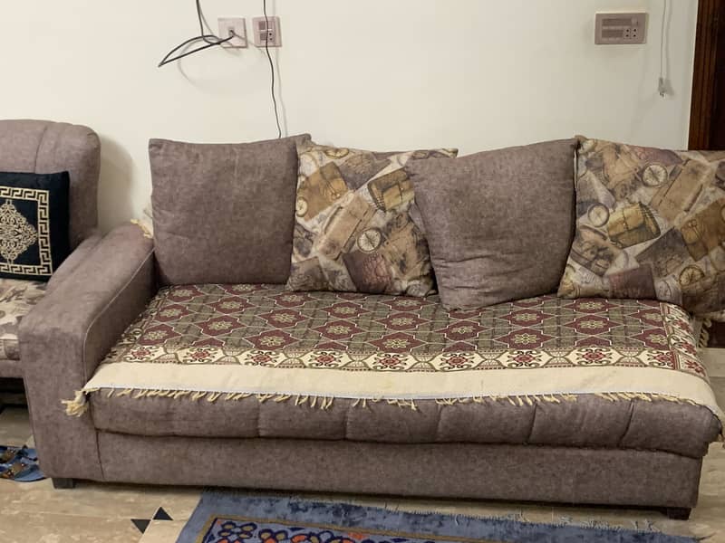Cofee set with sofa set Dewan type L-shaped 10