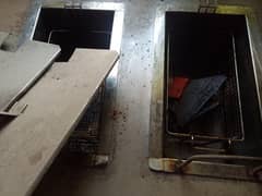 fryer for sale with hot plate and burner