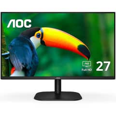 27" Inch 75Hz Borderless Very Slim Edgeless Full HD LED Monitor 1ms