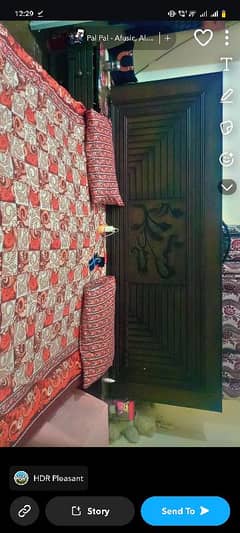 Wooden Bed