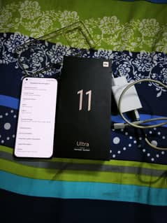 Mi 11 ultra 12/256 Official Pta complete box 67 watt charger