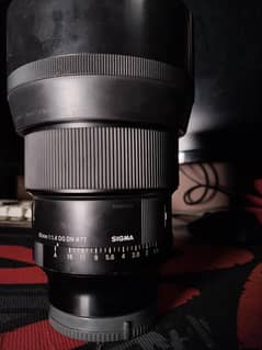 Sigma 85mm F1.4 DG DN Art Lens for Sony E