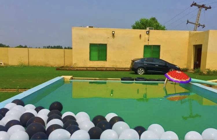 farm house swimming pool , events and sports and play - Vacation ...