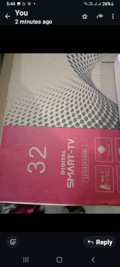 digital smart led tv 32 " 4gb changhong ruba