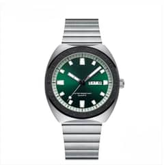 Original Branded Stainless Steel Wrist Watch for Men (With Box & Bag)