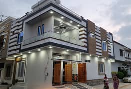 40 Feet Facing Road Corner Brand New West Open House 120 Square Yards Corner Double Storey House In Reasonable Rates