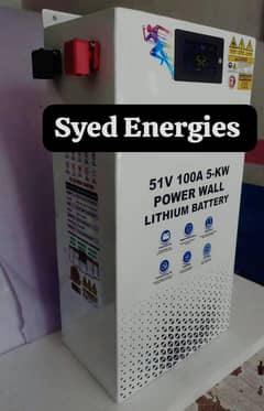 Lithium Battery 48v 100ah 5kw Display LCD Smart BMS Bluetooth