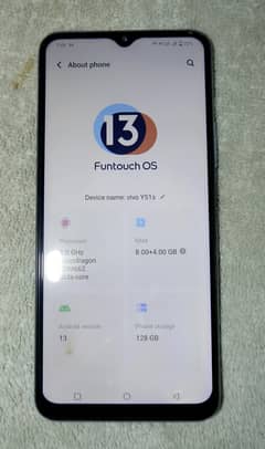 Vivo Y51s 12/128gb