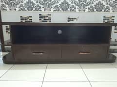 Brown tv cabinet