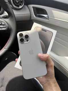 iPhone 15 Pro Max Natural Titanium Factory Unlock like new phone