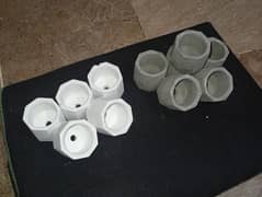 Mini Cement pots for small Plants, seedling, cactus  and saclents
