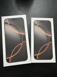 Iphone 16 pro max 256 gb Box Packed