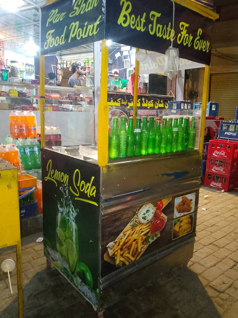 Soda counter display counter 1