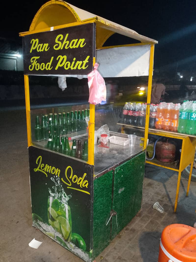 Soda counter display counter 4