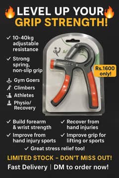 Hand Gripper in 10kg to 40kg Adjustment
