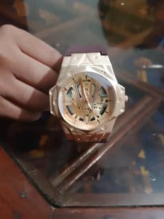 New men's watch with high quality in steel or leather or rubber