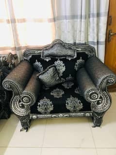 7 seater sofa set pure wood