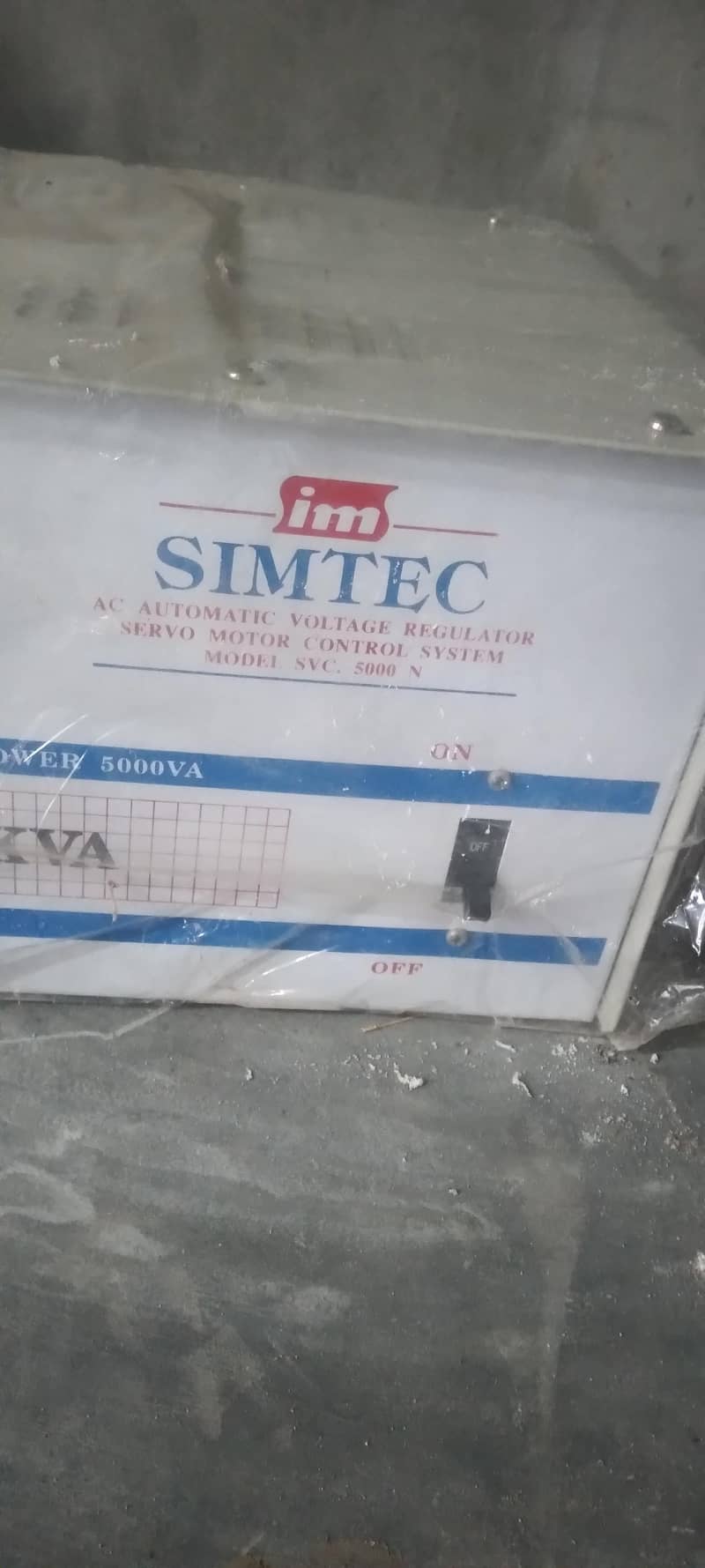 simtac 5 kv voltage regulator automatic servo motor control. 1